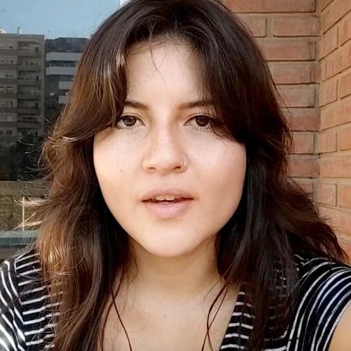 Keila Cepeda, directora del cortometraje “Chimborazo” envía saludos al público