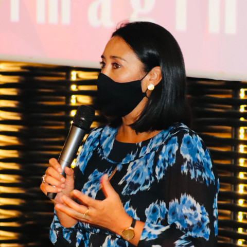 Natalia Armijos, Directora Cultura OEI interviene en inauguración