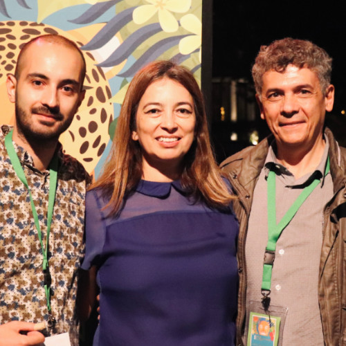 Bernardo Loira, María Cristina Carrillo y Adolfo Álvaro